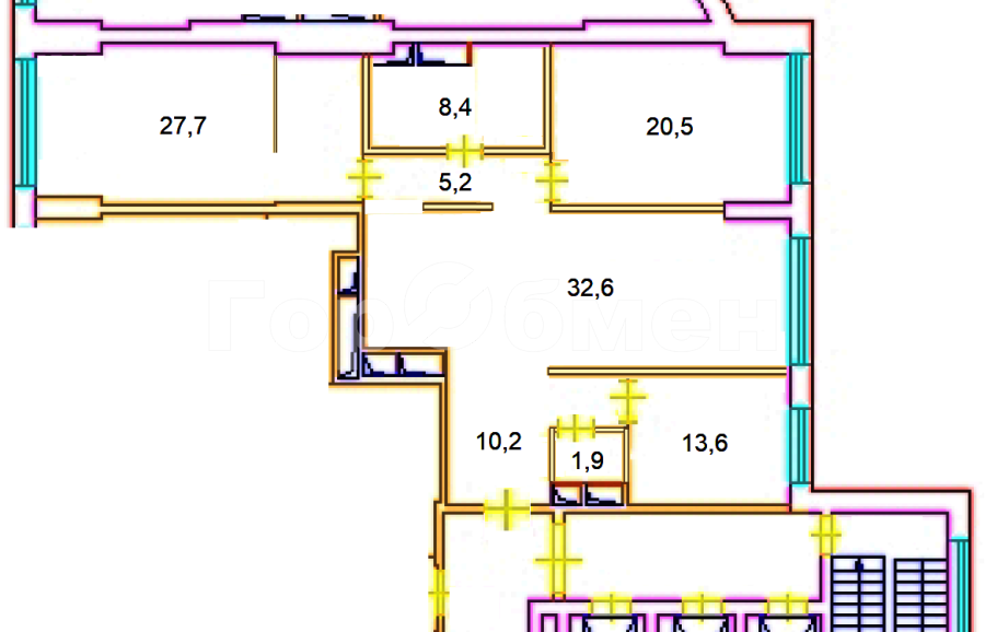 Продажа 3-комнатной квартиры, Москва, Кочновский проезд,  4к1