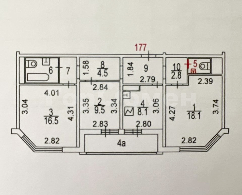 Продажа 3-комнатной квартиры, Москва, улица Полины Осипенко,  4к2