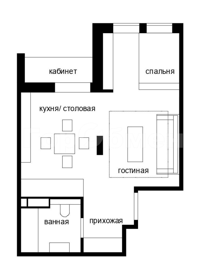 Продажа 1-комнатной квартиры, Москва, улица Красных Зорь,  33А