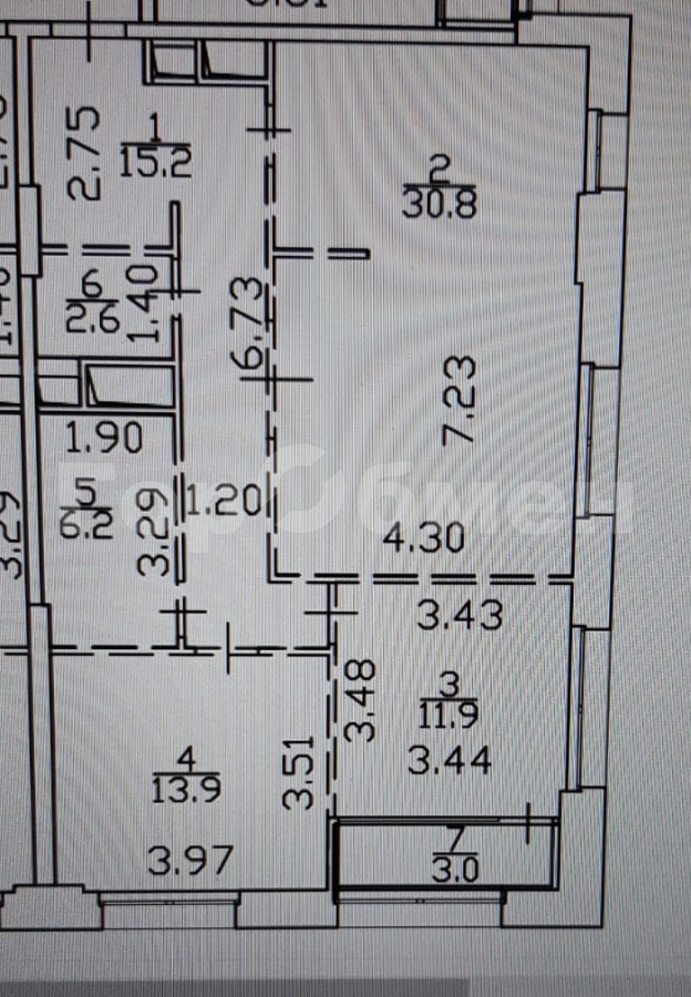 Продажа 3-комнатной квартиры, Москва, Докучаев переулок,  2с3