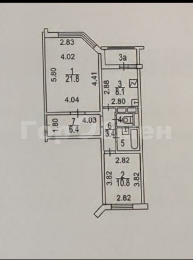 Продажа 2-комнатной квартиры, Москва, Болотниковская улица,  30к2