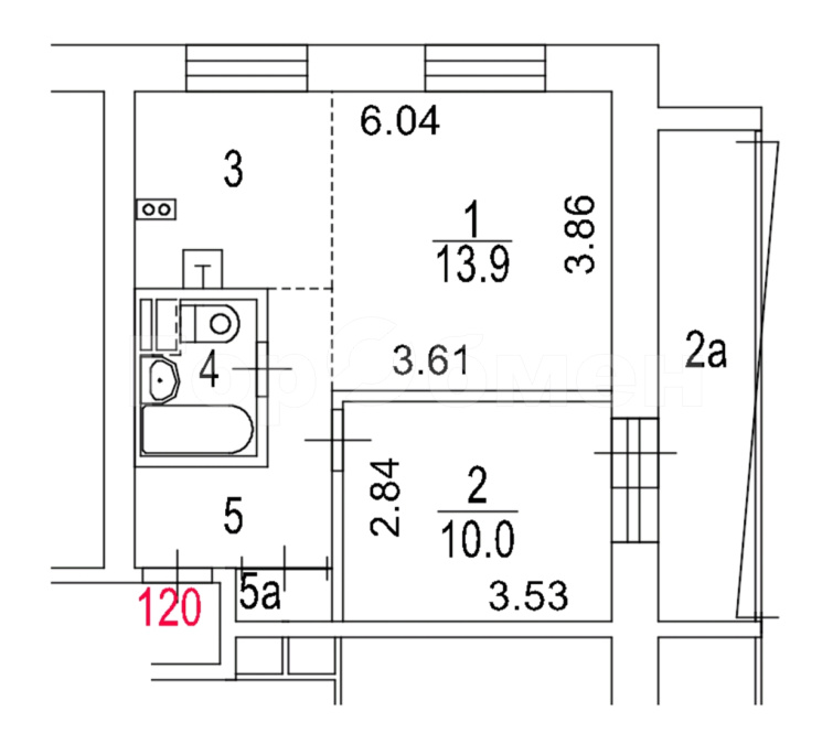 Продажа 2-комнатной квартиры, Москва, улица Образцова,  8А