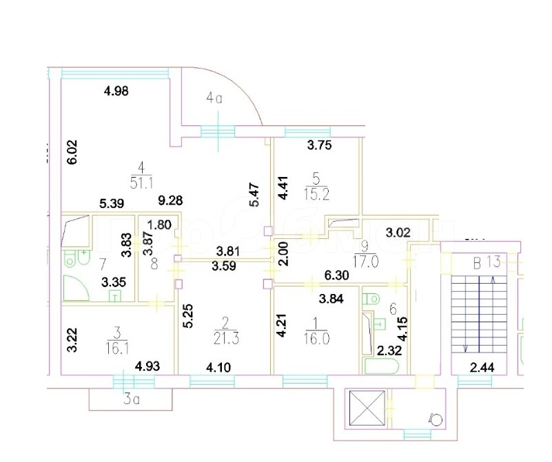 Продажа 5-комнатной квартиры, Москва, Россия,    Кутузовский проезд