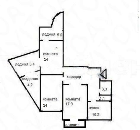 Продажа 3-комнатной квартиры, Москва, Россия,   Новокосинская улица