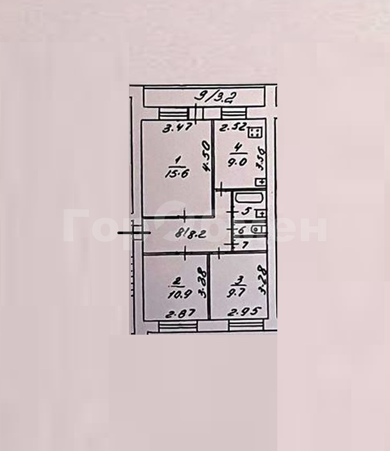 Аренда 3-комнатной квартиры, Пушкино, Россия,    2-й Фабричный проезд