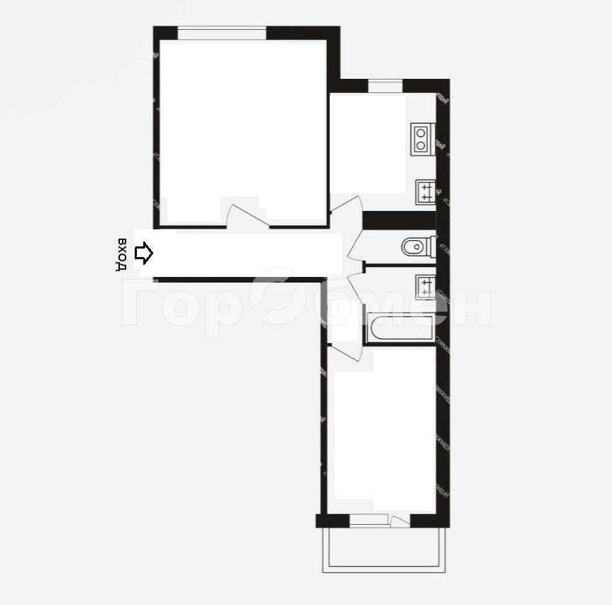 Продажа 2-комнатной квартиры, Москва, Россия,   Лебедянская улица