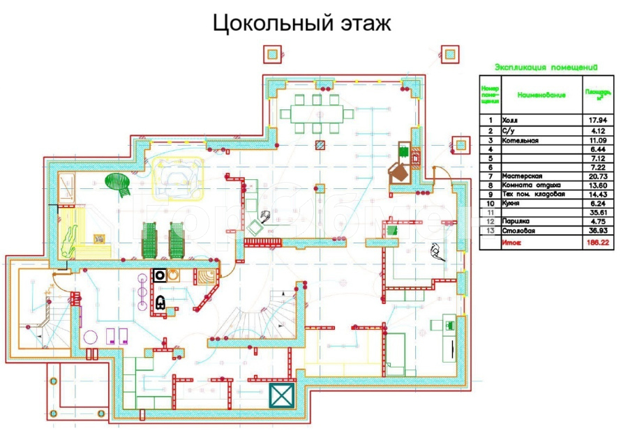 Продажа дома, 750м <sup>2</sup>, 15 сот., Большая Черная, Россия,   городской округ Мытищи