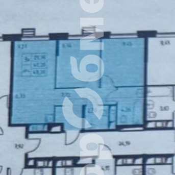 Продажа 2-комнатной квартиры, Москва, Россия,   Новомосковский административный округ