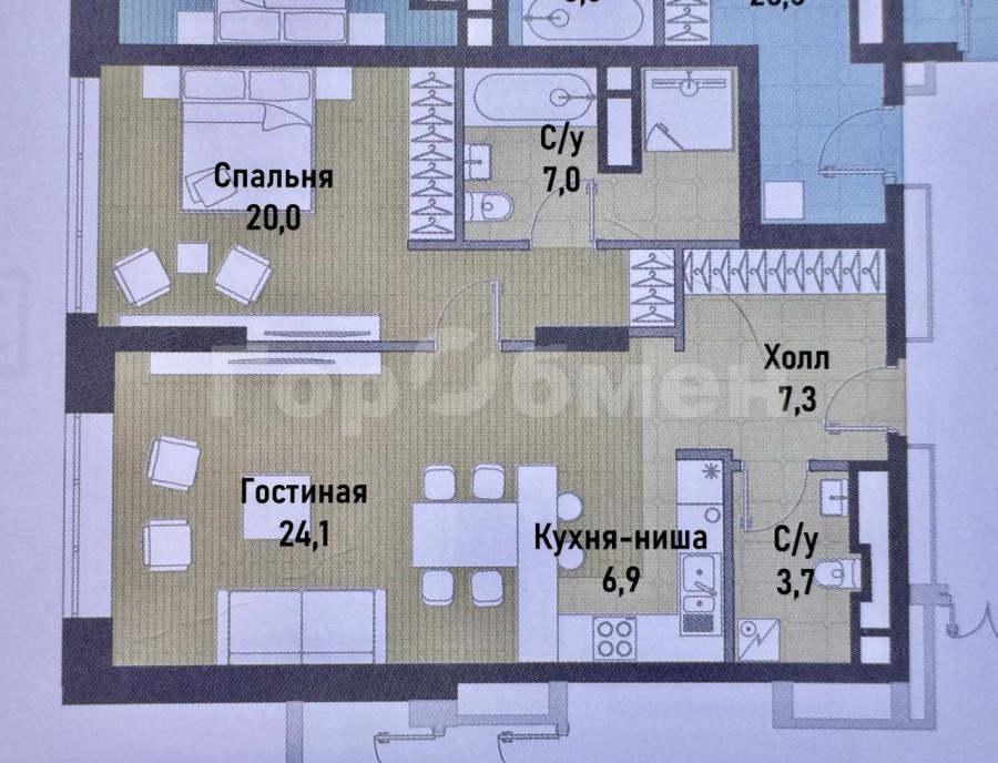 Продажа 2-комнатной квартиры, Москва, Россия,   Рубцовско-Дворцовая улица
