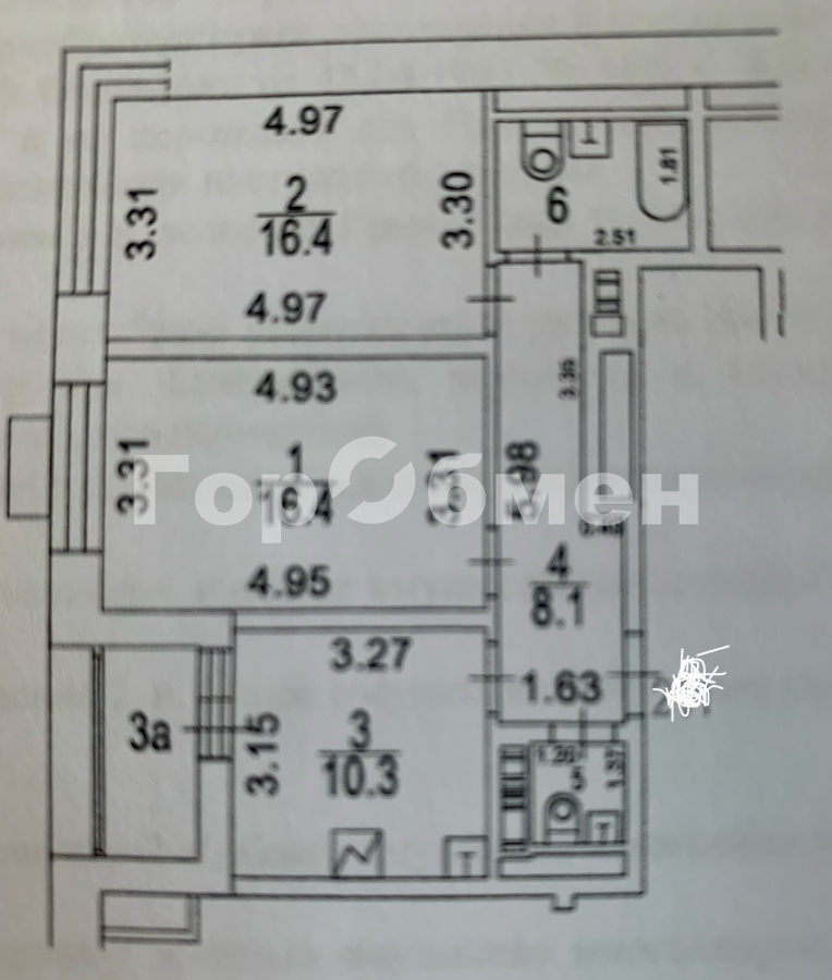 Продажа 2-комнатной квартиры, Москва, Россия,    улица Воейкова