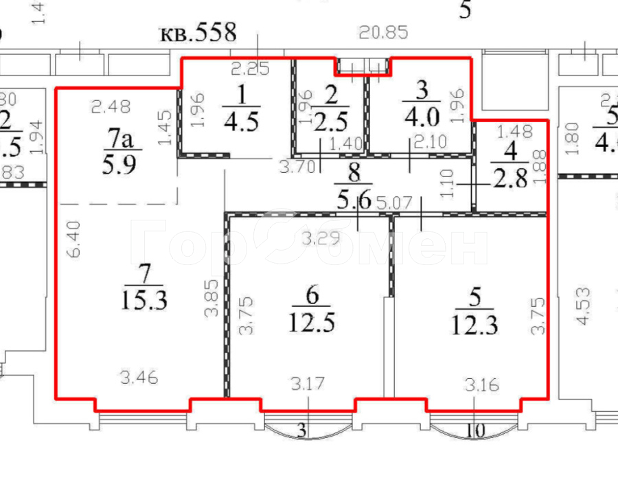 Продажа 2-комнатной квартиры, Москва, Россия,    улица Академика Королёва