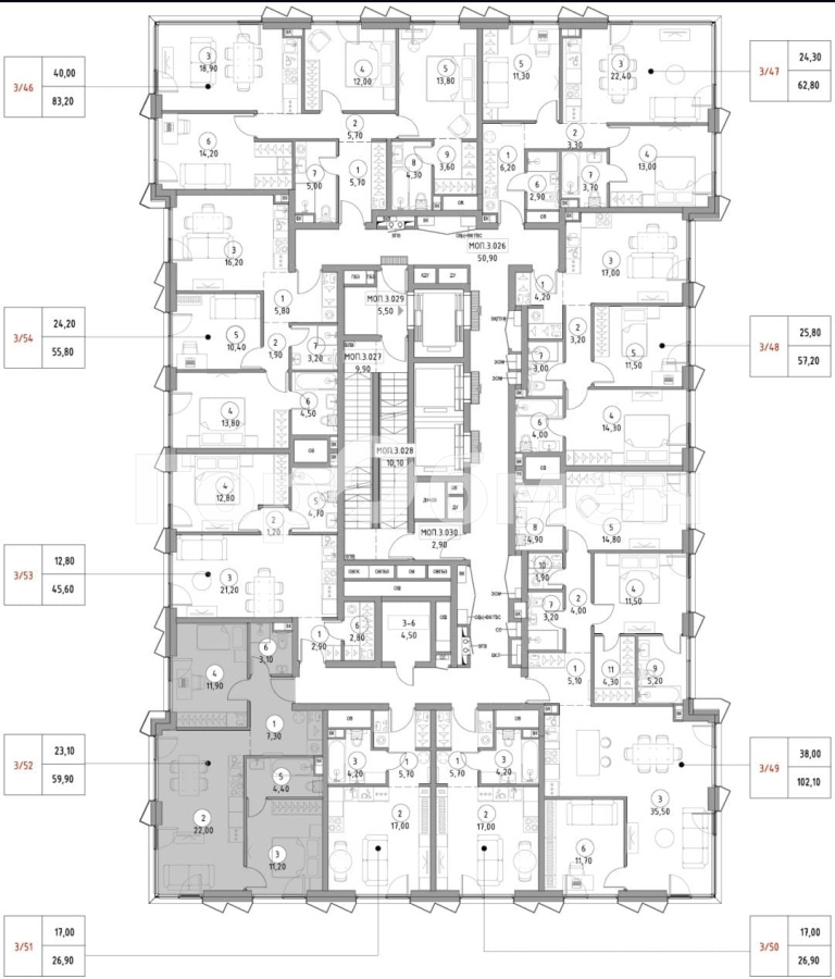 Продажа 3-комнатной квартиры, Москва, Россия,   Волгоградский проспект