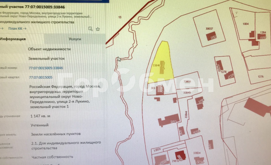 Продажа участка, Москва, Россия,    2-я улица Лукино