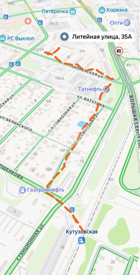 Продажа 1-комнатной квартиры, Подольск, Россия,    Литейная улица