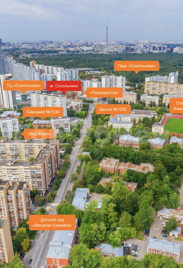 Продажа 2-комнатной квартиры, Москва, Россия,   Рубцовско-Дворцовая улица