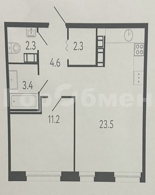Продажа 1-комнатной новостройки, Санкт-Петербург, Россия,   жилой комплекс Аэронавт