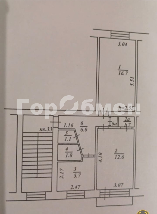 Продажа 2-комнатной квартиры, Покров, Россия,   Петушинский район