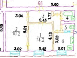 Аренда 2-комнатной квартиры, Москва, Россия,   Студенческая улица
